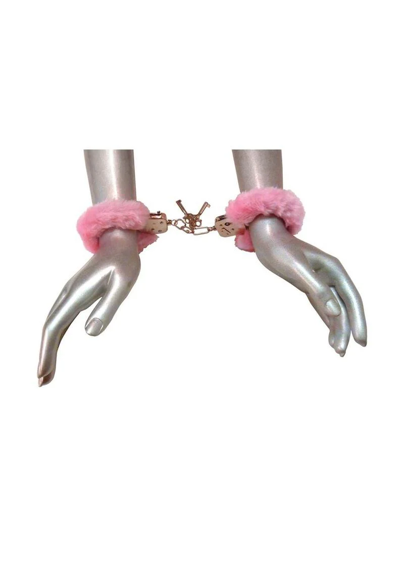 Frisky Caught In Candy Pink Furry Cuffs - Image 4