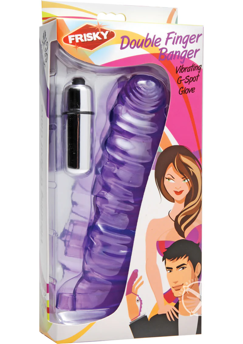 Frisky Double Finger Banger Vibrating G-Spot Glove - Image 2