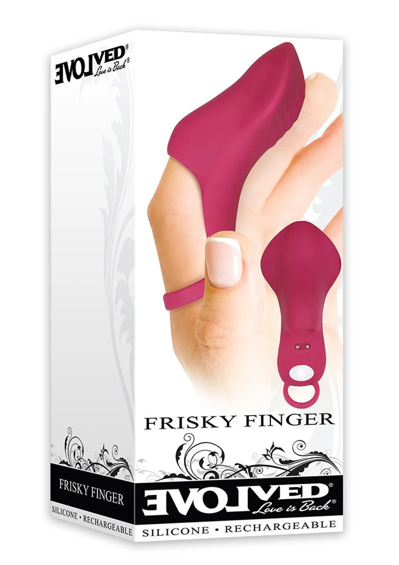 Frisky Finger Rechargeable Silicone Finger-Grip Vibrator - Image 2