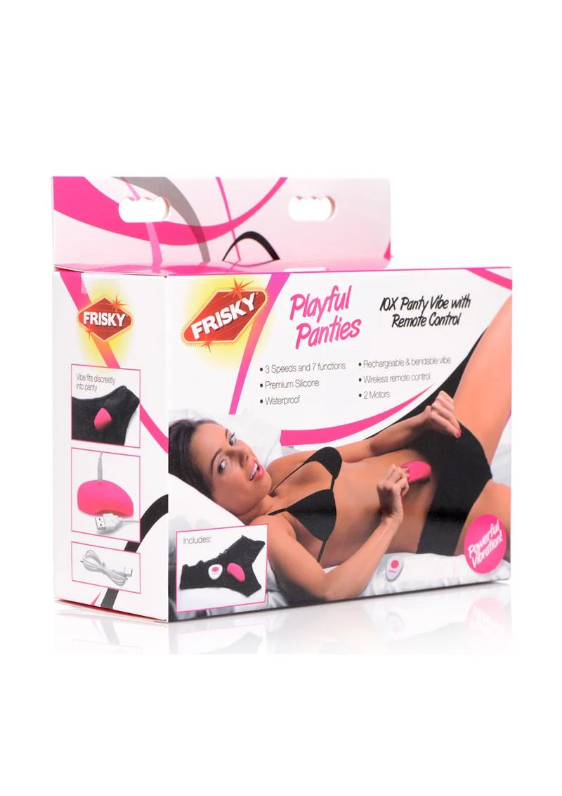 Frisky Playful Panties 10x Panty Vibe with Remote Control - Image 2
