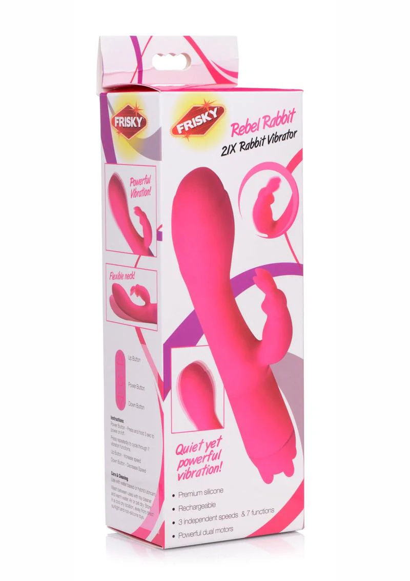 Frisky Rebel Rabbit 21x Rabbit Vibrator - Image 2