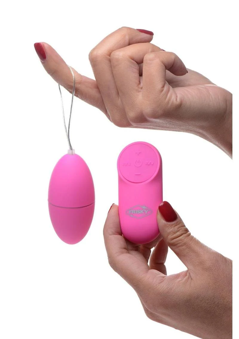 Frisky Scrambler 28x Rechargeable Vibrating Egg with Remote Control - Image 5