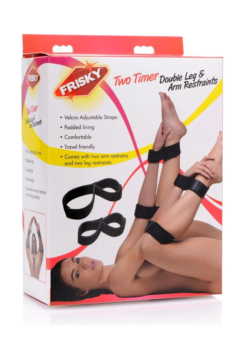 Frisky Two Timer Double Leg and Arm Restraints - Image 2