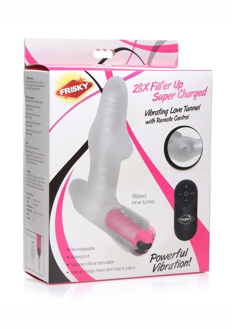 Frisky Vibrating Rechargeable Love Tunnel with Remote Control - Image 2