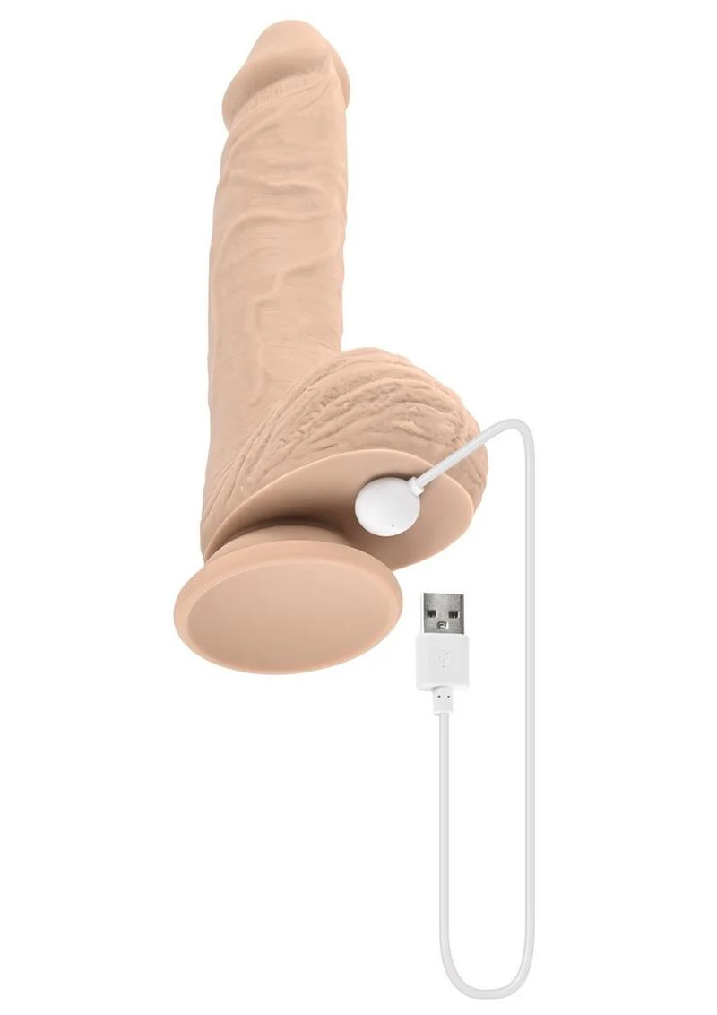 Full Monty Silicone Rechargeable Realistic Dildo with Remote - Image 5