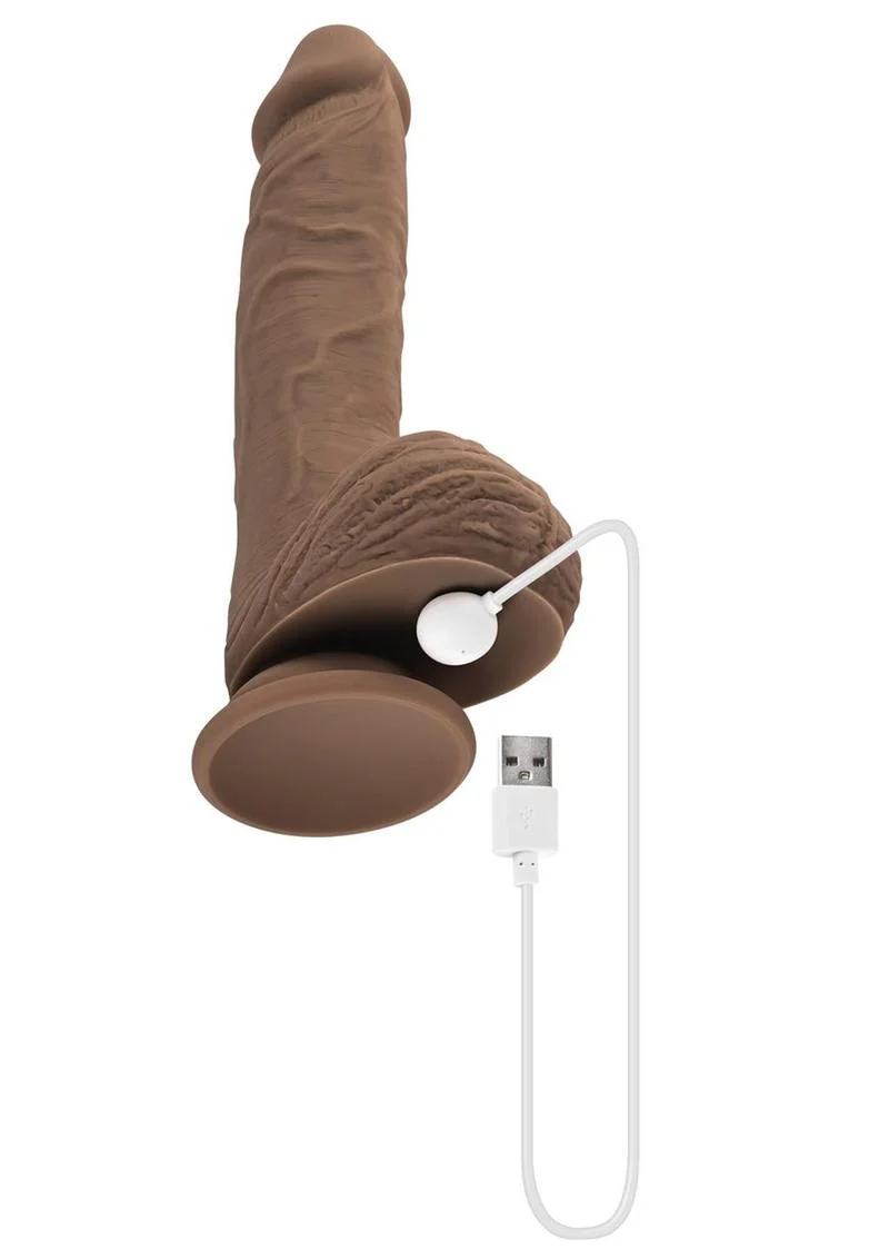 Full Monty Silicone Rechargeable Realistic Dildo with Remote - Image 8