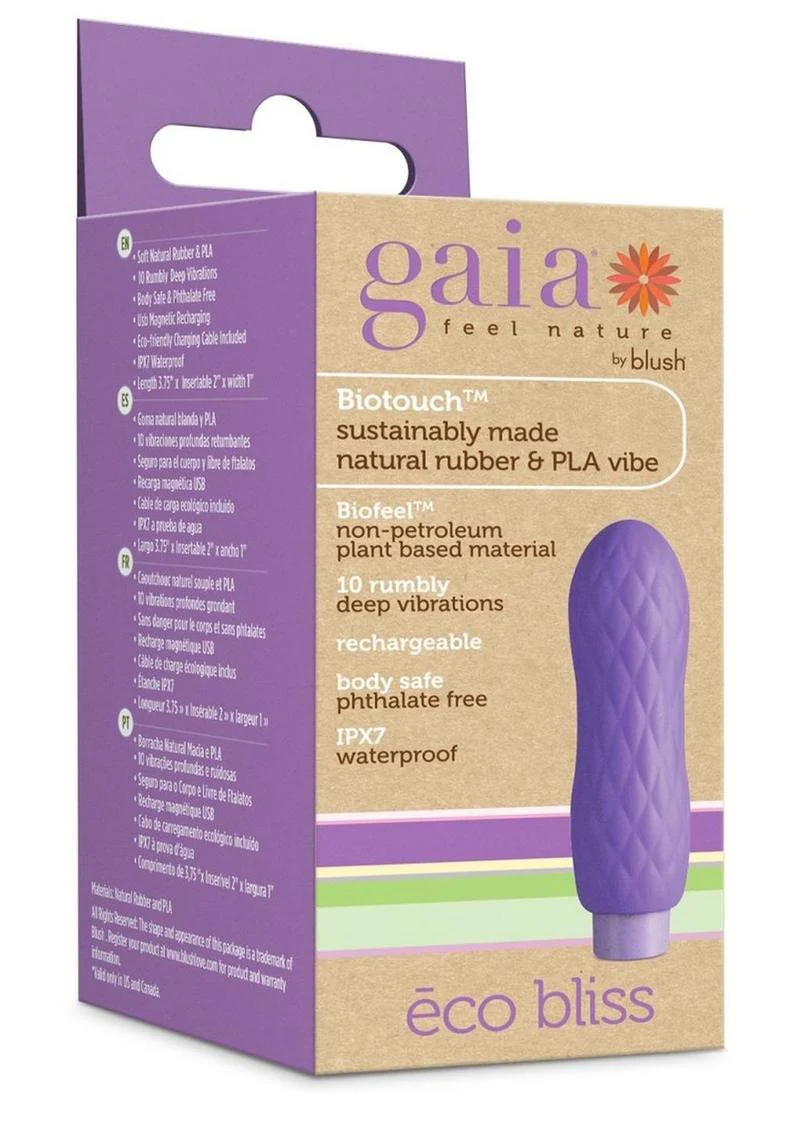 Gaia Eco Bliss Rechargeable Plant Based Vibrator - Image 2
