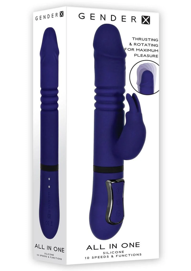 Gender X All In One Rechargeable Silicone Rabbit Vibrator - Image 2