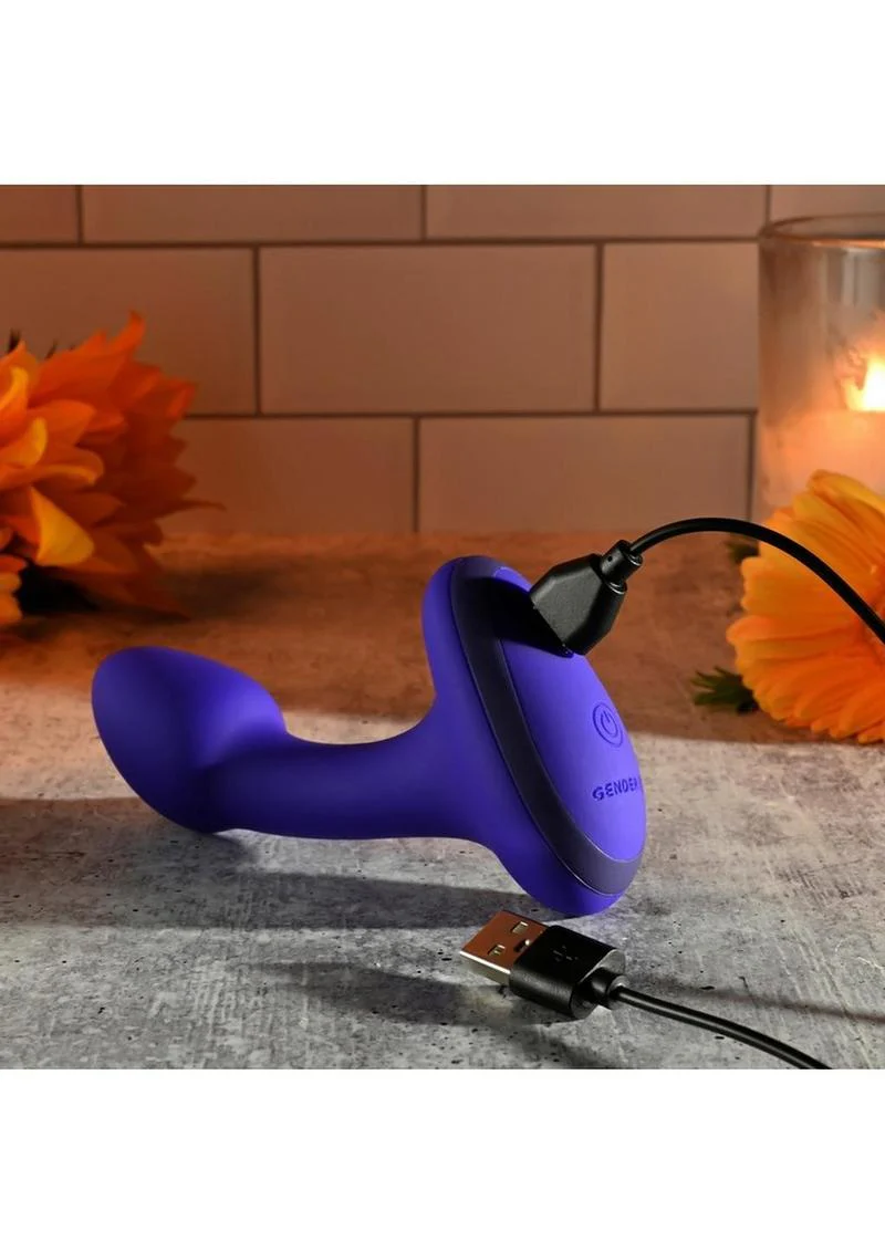 Gender X Anybody's Plug Rechargeable Silicone Vibrating Butt Plug - Image 3