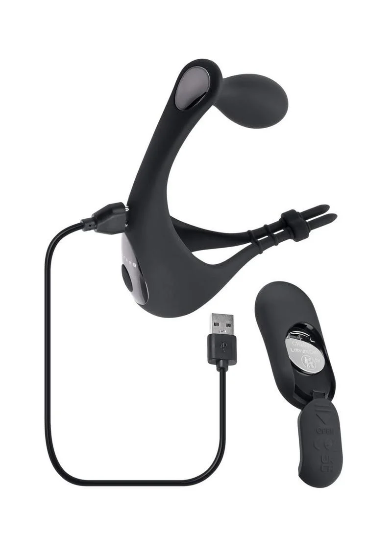 Gender X Back It Up Rechargeable Silicone Vibrating Butt Plug with Remote - Image 4