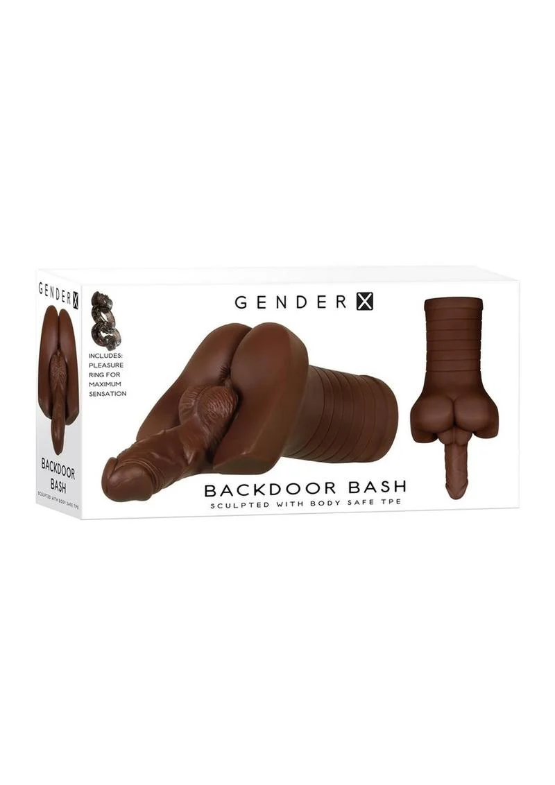 Gender X Backdoor Bash Stroker with Vibrating Cock Ring - Image 3