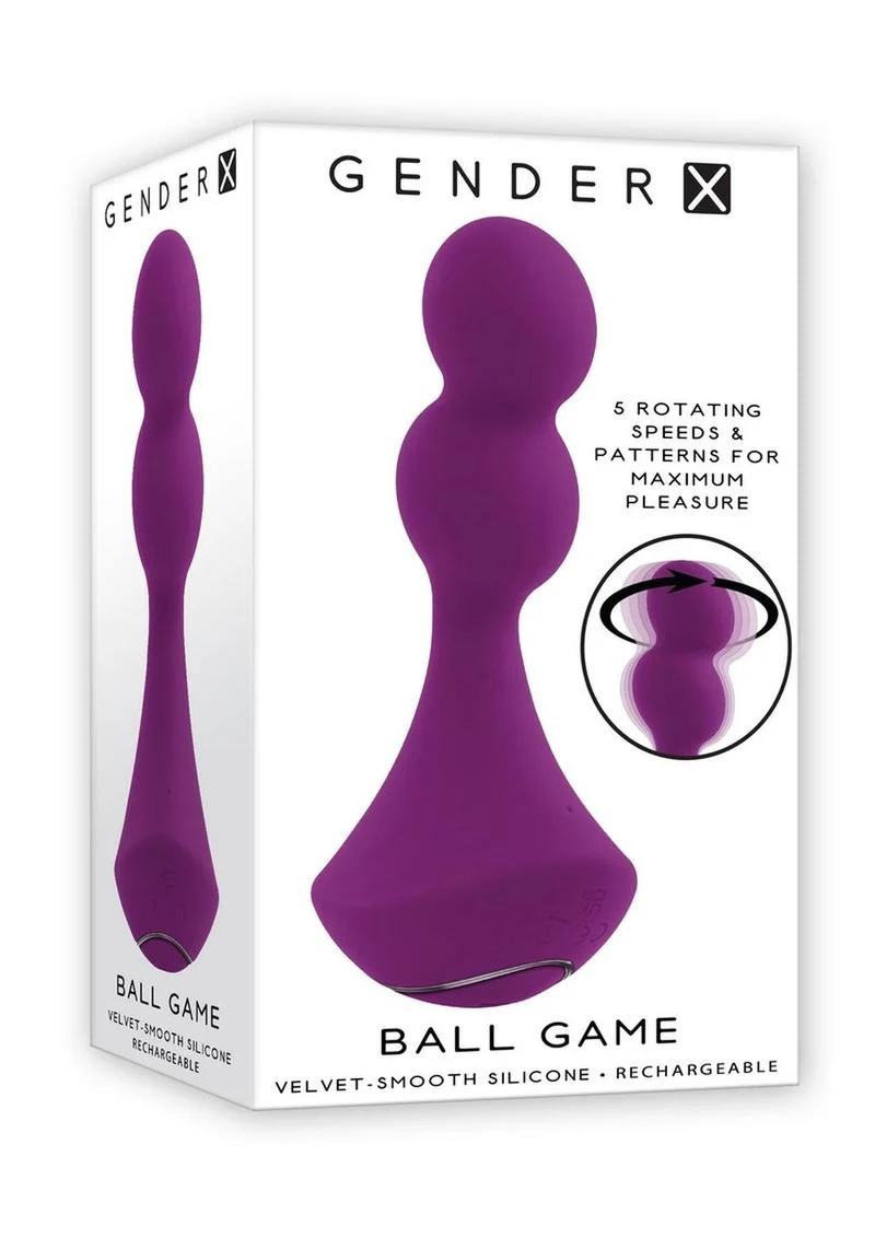 Gender X Ball Game Rechargeable Silicone Rotating Vibrator - Image 2