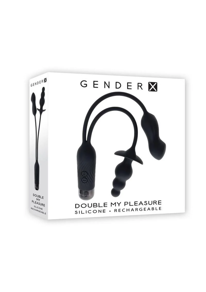 Gender X Double My Pleasure Rechargeable Silicone Dual Vibrator - Image 2