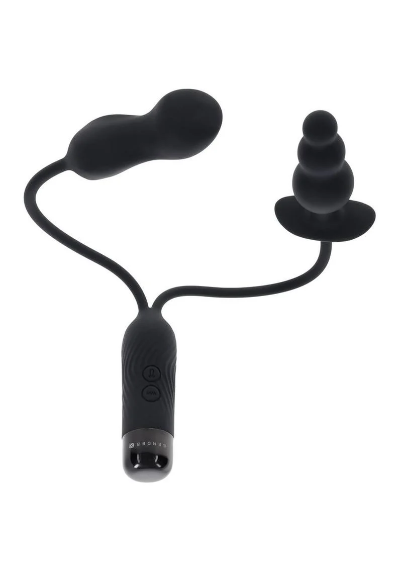 Gender X Double My Pleasure Rechargeable Silicone Dual Vibrator - Image 3