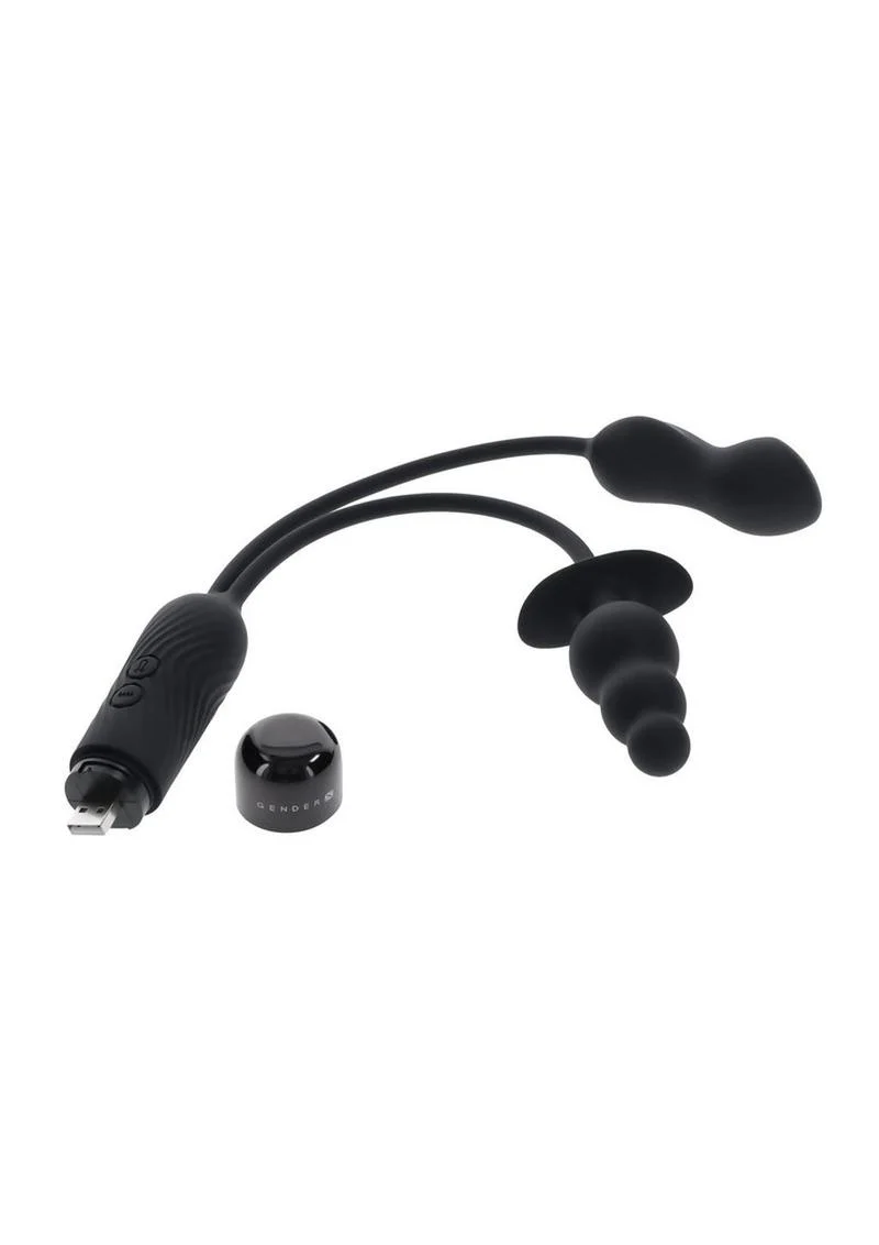 Gender X Double My Pleasure Rechargeable Silicone Dual Vibrator - Image 4