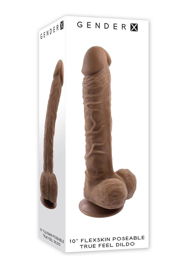 Gender X Flexskin Poseable True Feel Dildo - Image 6