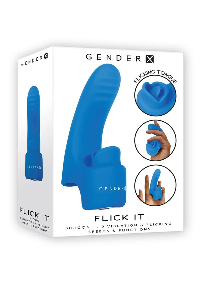 Gender X Flick It Rechargeable Silicone Vibrator - Image 2