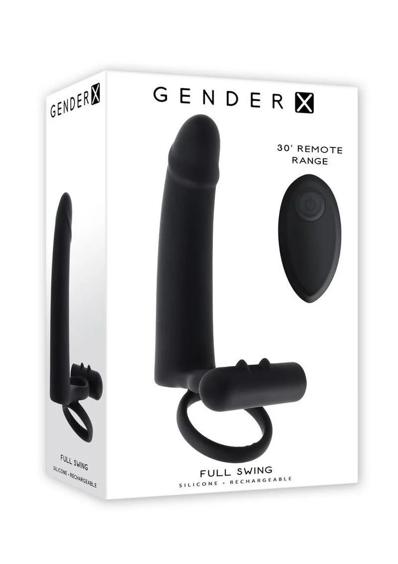 Gender X Full Swing Rechargeable Silicone Panty Vibe with Remote Control - Image 2