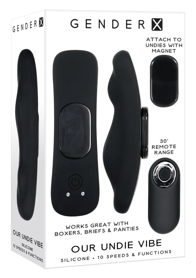Gender X Our Undie Vibe Rechargeable Silicone Panty Vibe with Remote Control - Image 2