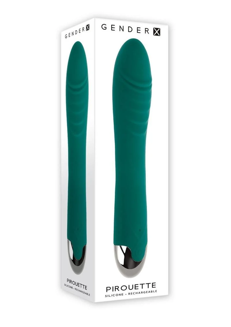 Gender X Pirouette Rechargeable Silicone Twirling Vibrator - Image 2