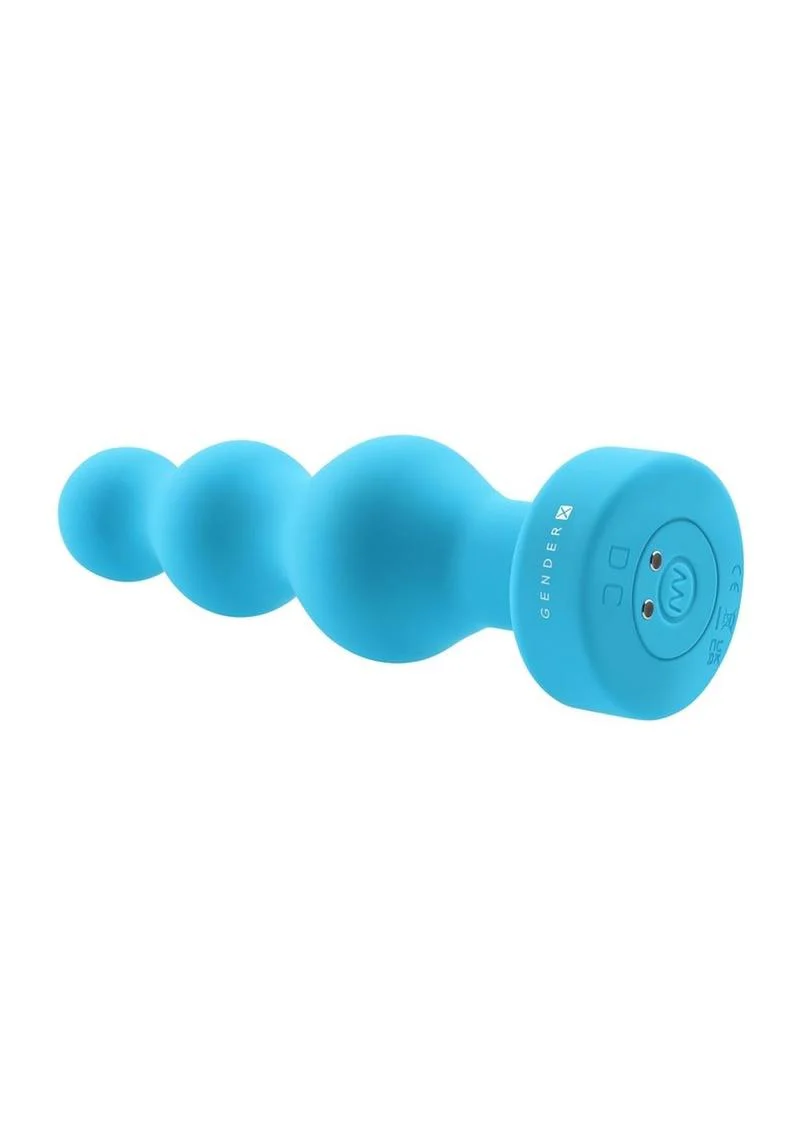 Gender X Plugged Up Rechargeable Silicone Anal Beads - Image 3