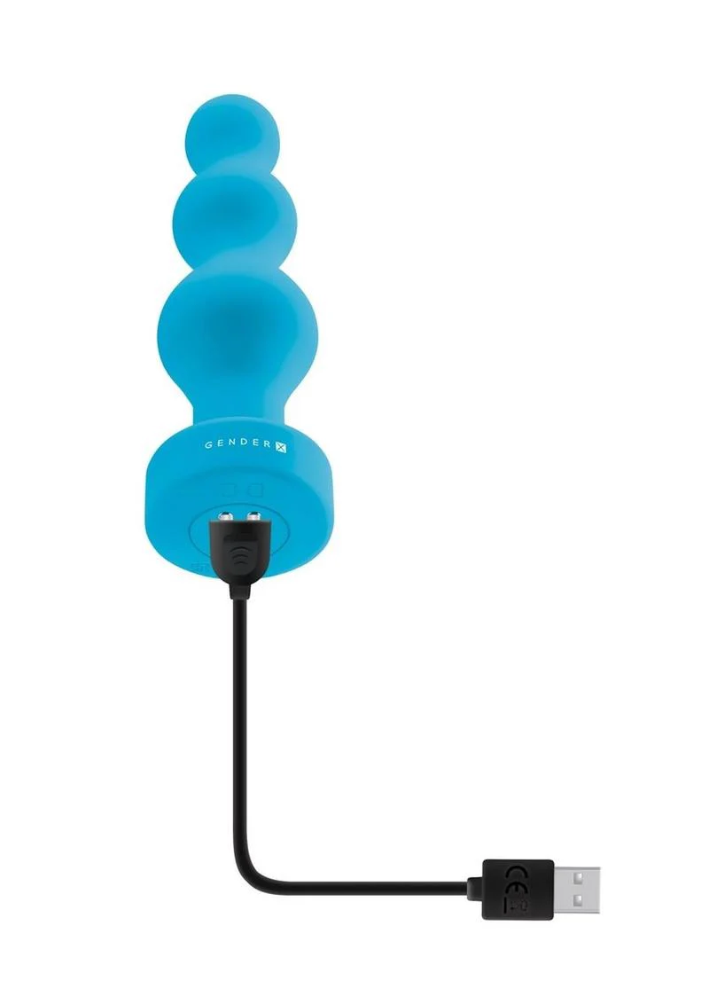 Gender X Plugged Up Rechargeable Silicone Anal Beads - Image 4