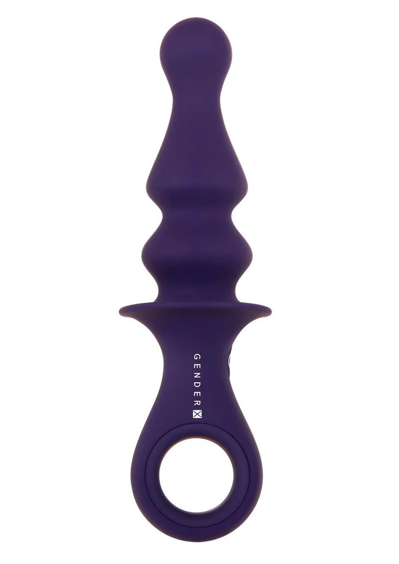 Gender X Ring Pop Rechargeable Silicone Vibrating Anal Plug