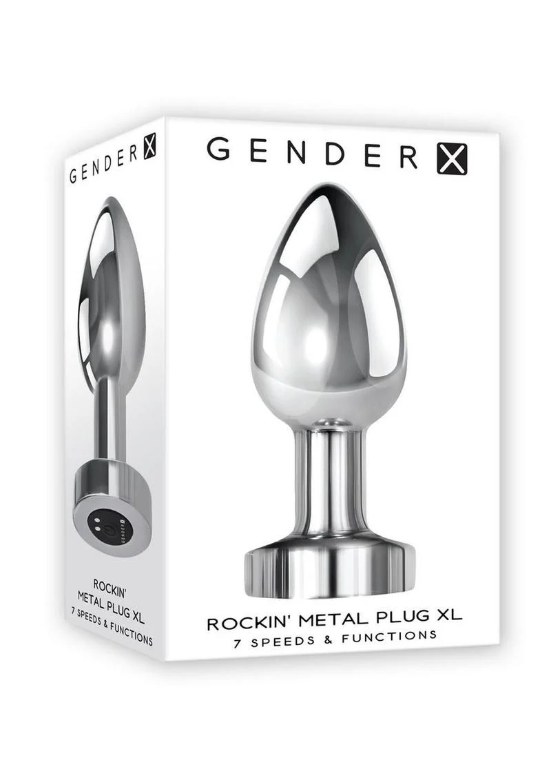 Gender X Rockin Rechargeable Metal XL Plug - Image 2