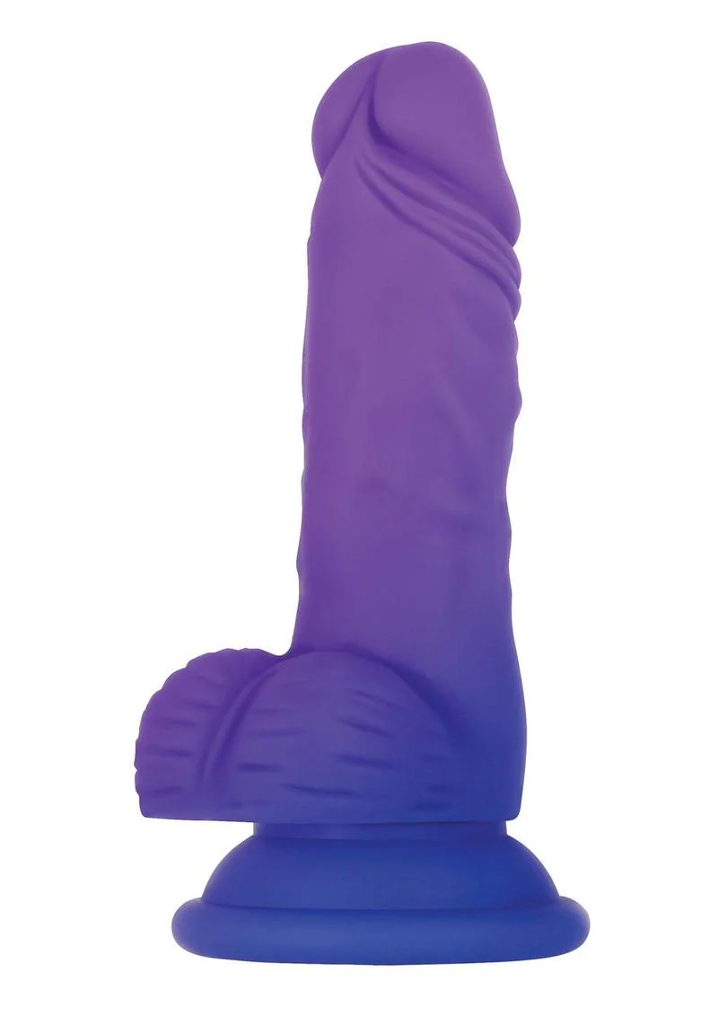 Gender X Semi Sweet Tart Color Changing Silicone Dildo - Image 3