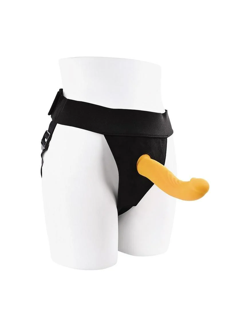 Gender X Sweet Embrace Rechargeable Silicone Dual Vibrating Strap-On with Remote Control - Image 3