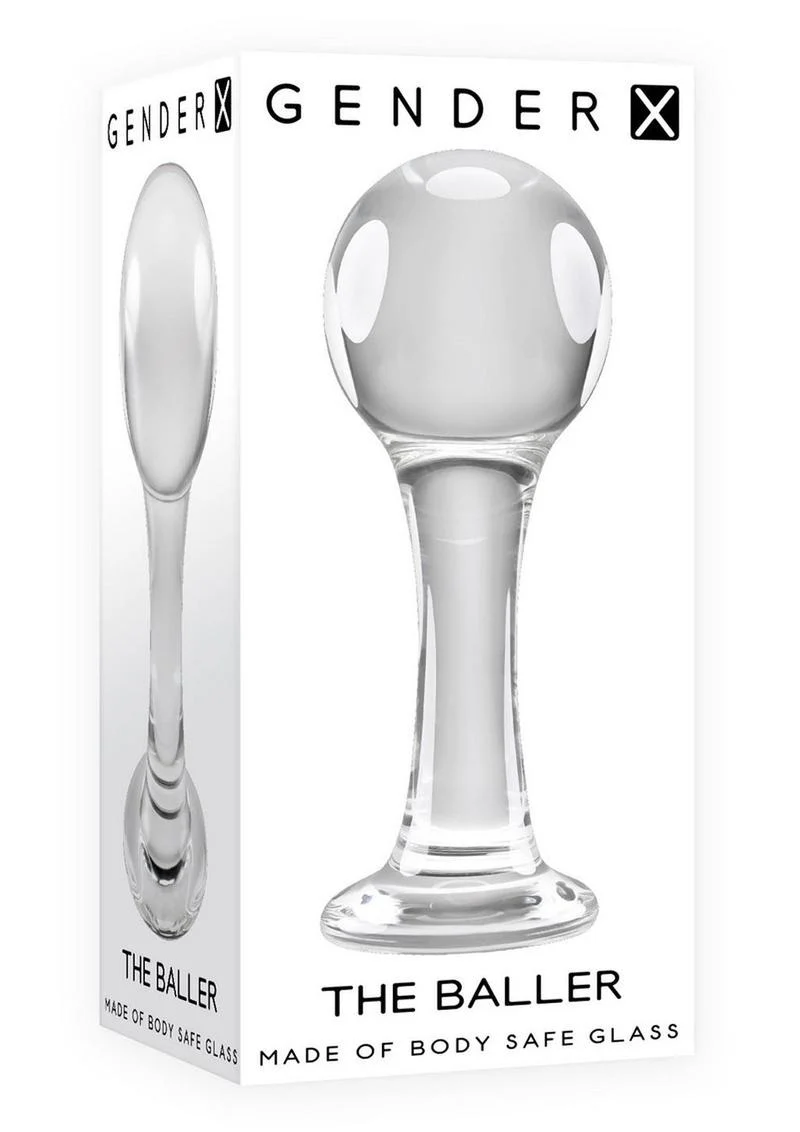 Gender X The Baller Glass Anal Plug - Image 2