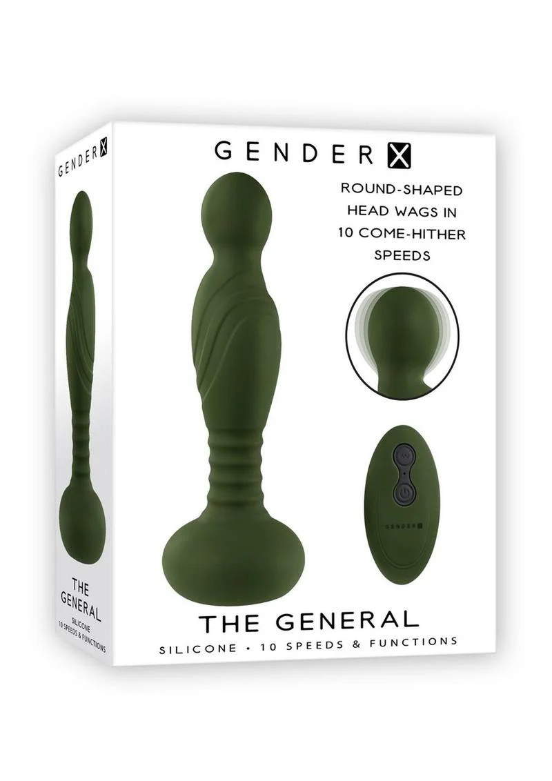 Gender X The General Rechargeable Silicone Vibrator with Remote - Image 2