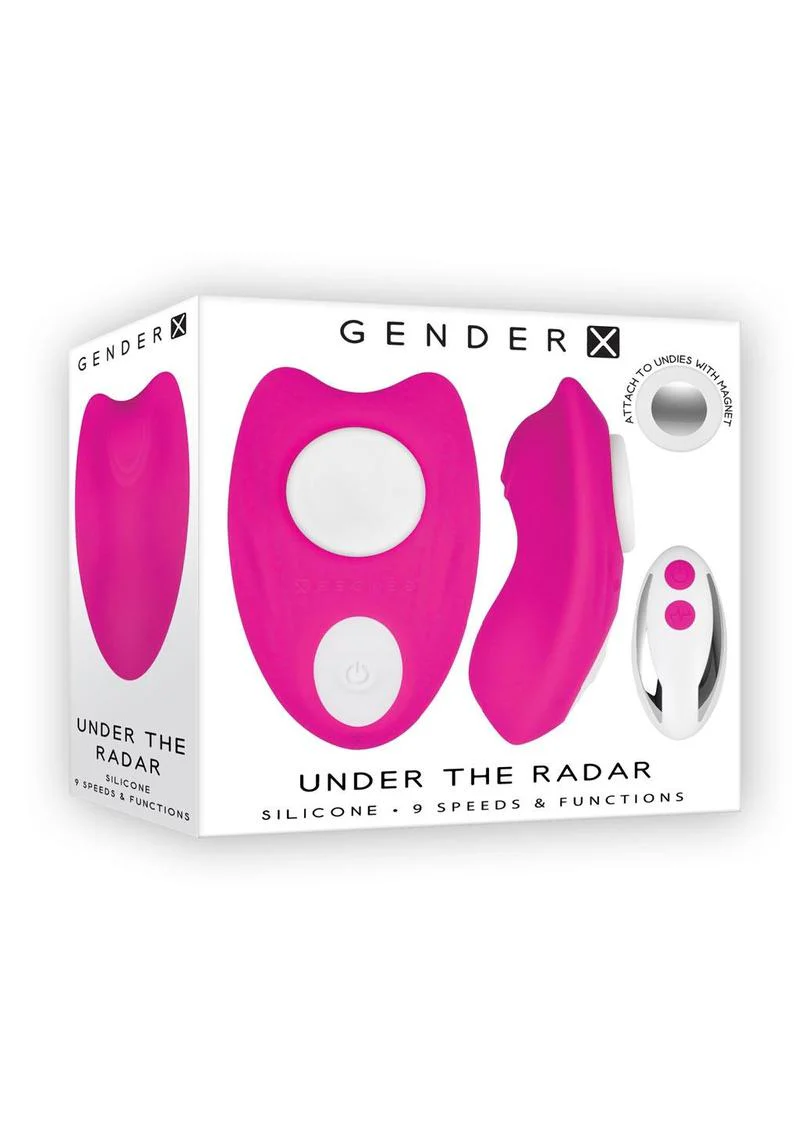 Gender X Under The Radar Rechargeable Silicone Panty Vibe with Remote Control - Image 2