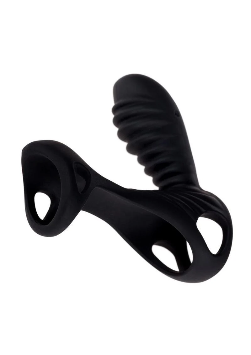 Gladiator F Rechargeable Silicone Couples Cock Ring - Image 4