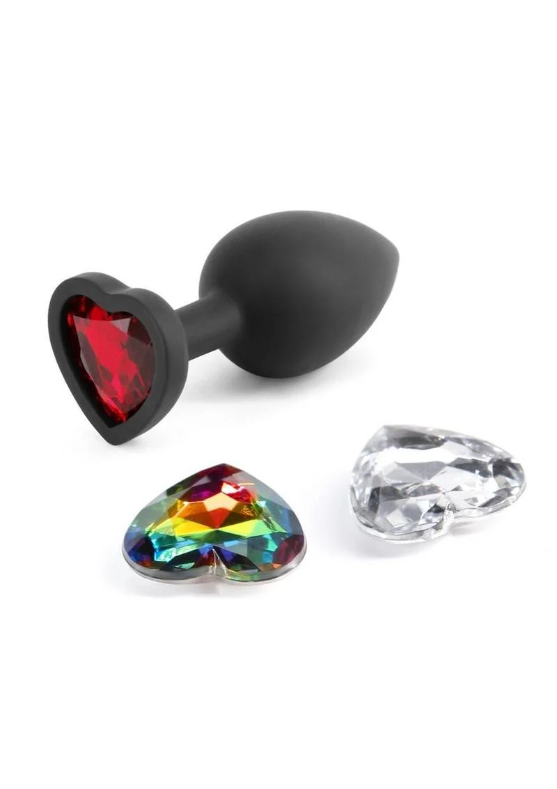 Glams Xchange Heart Silicone Anal Plug - Image 2