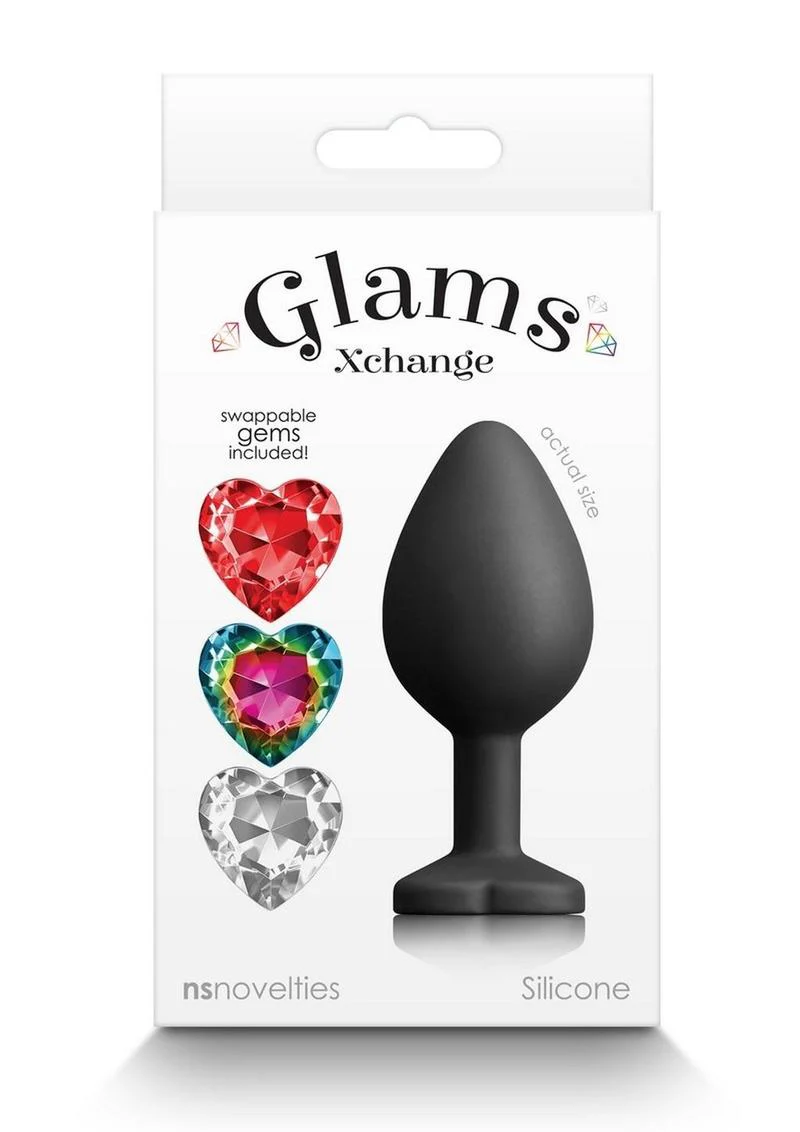 Glams Xchange Heart Silicone Anal Plug - Image 3