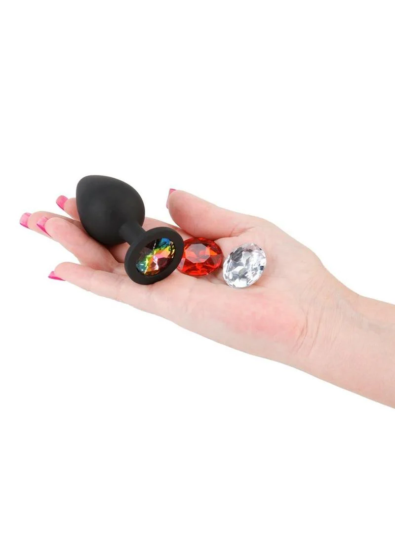 Glams Xchange Round Silicone Anal Plug - Image 4