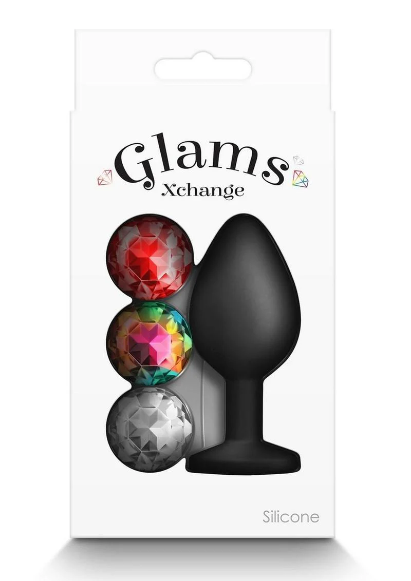 Glams Xchange Round Silicone Anal Plug - Image 5