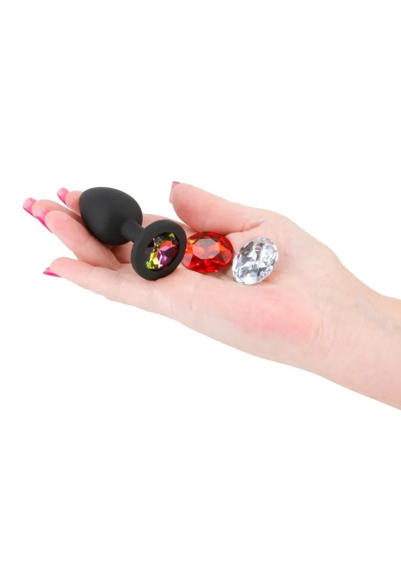 Glams Xchange Round Silicone Anal Plug - Image 7