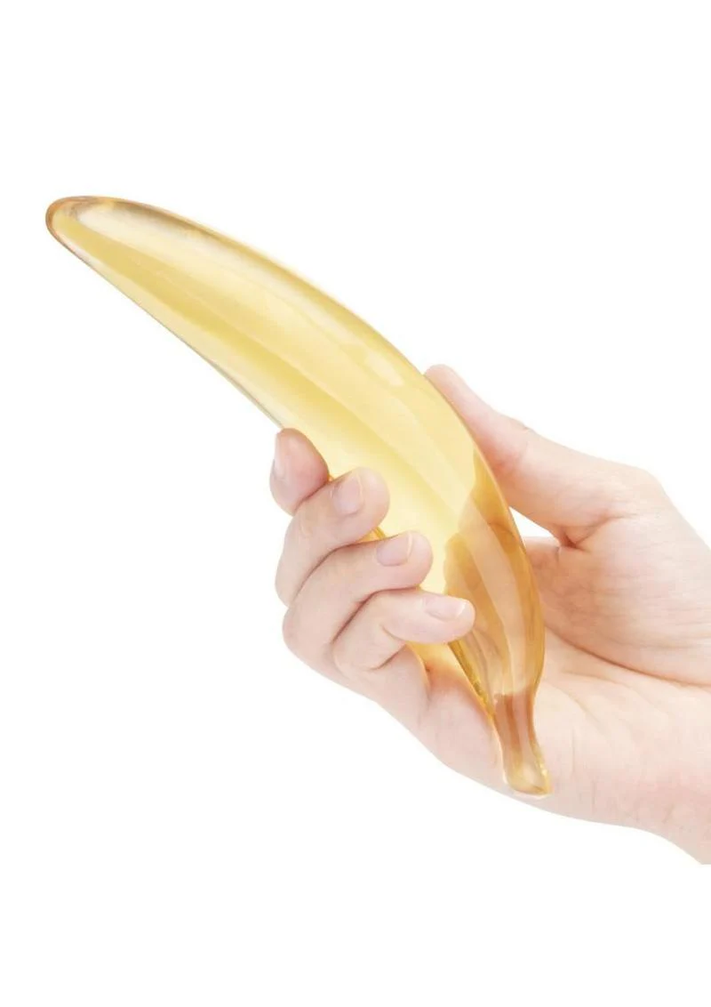 Glas Banana Joy Glass Dildo - Image 4