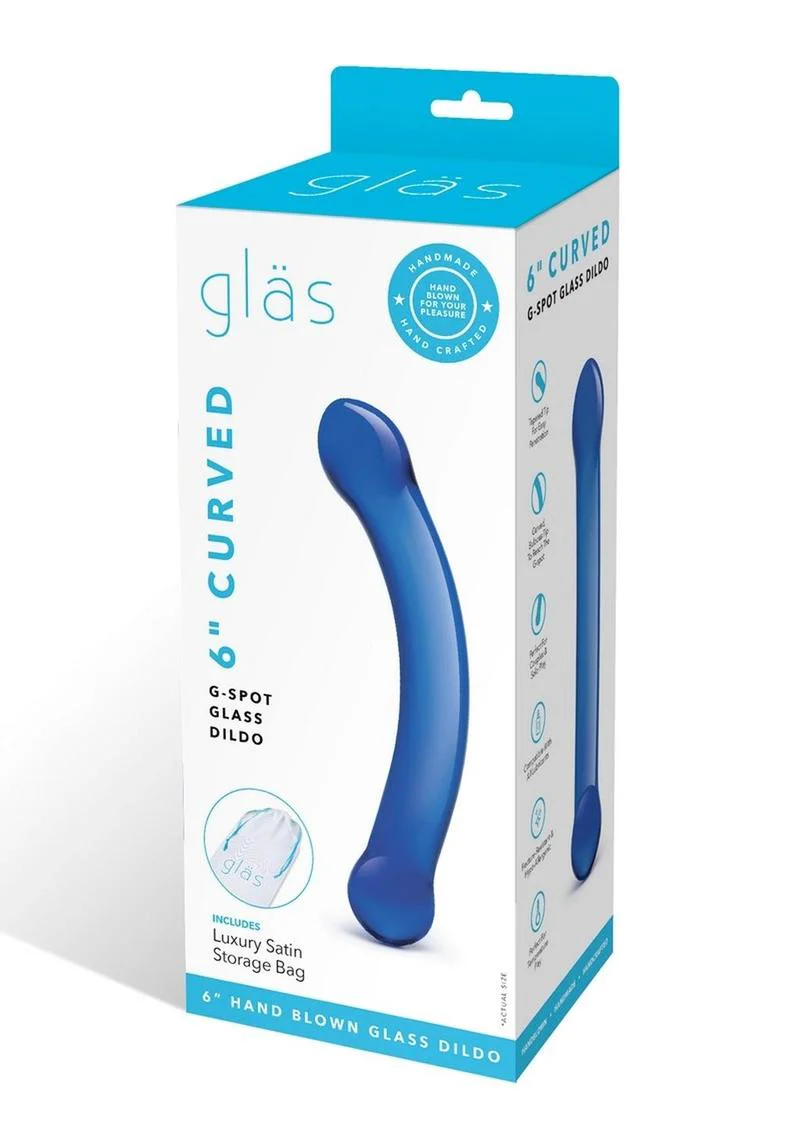 Glas Curved G-Spot Glass Dildo - Image 2