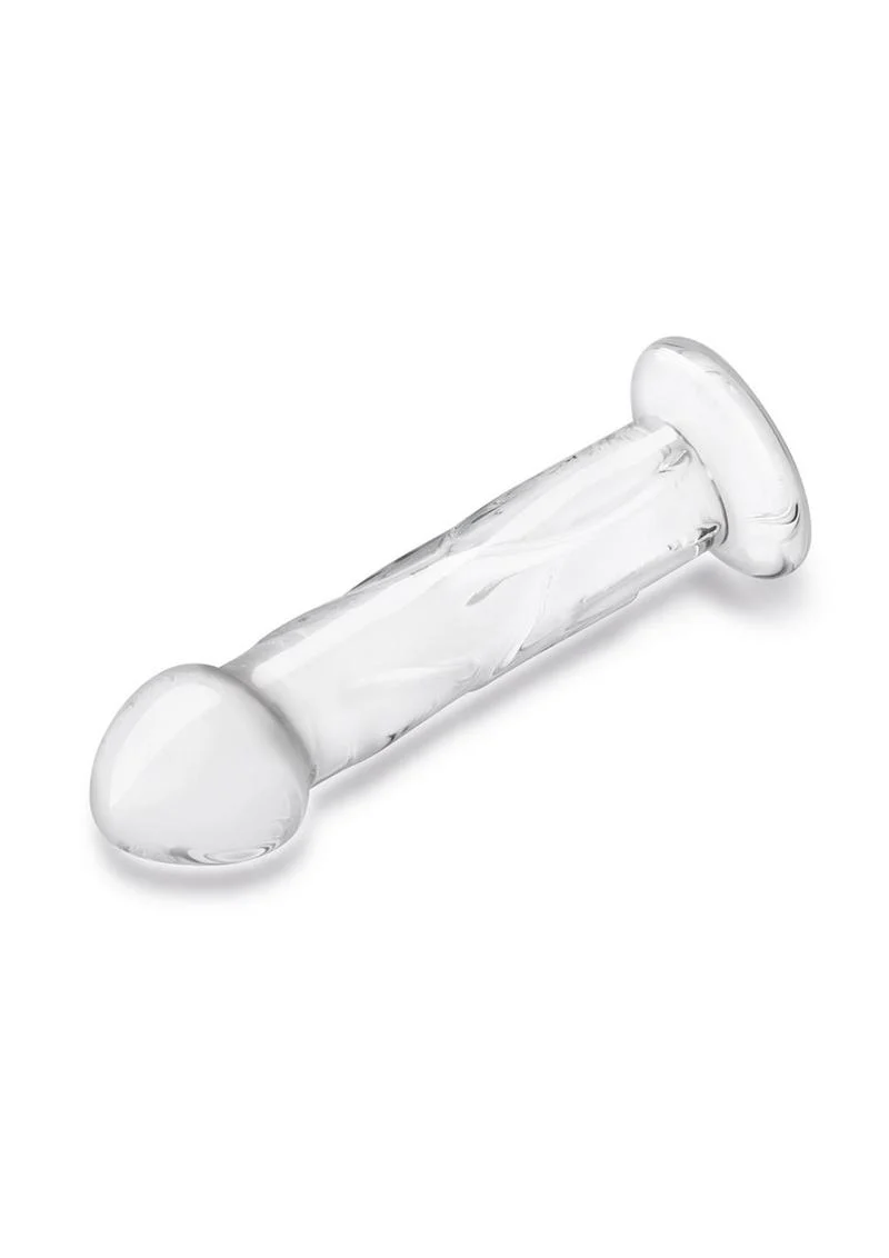 Glas Dildo Glass with Veins and Flat Base - Image 4