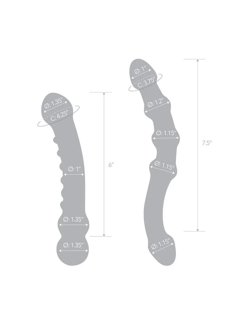 Glas Double Pleasure Glass Dildo - Image 4