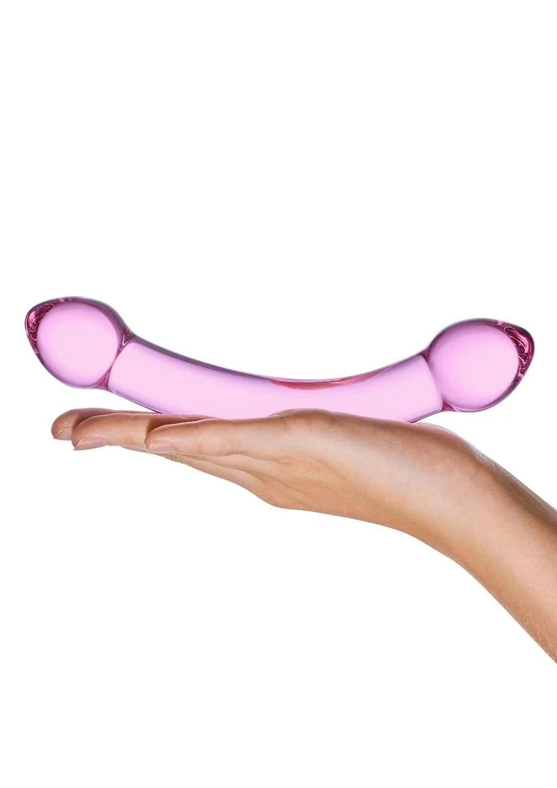 Glas Double Trouble Purple Dildo - Image 4