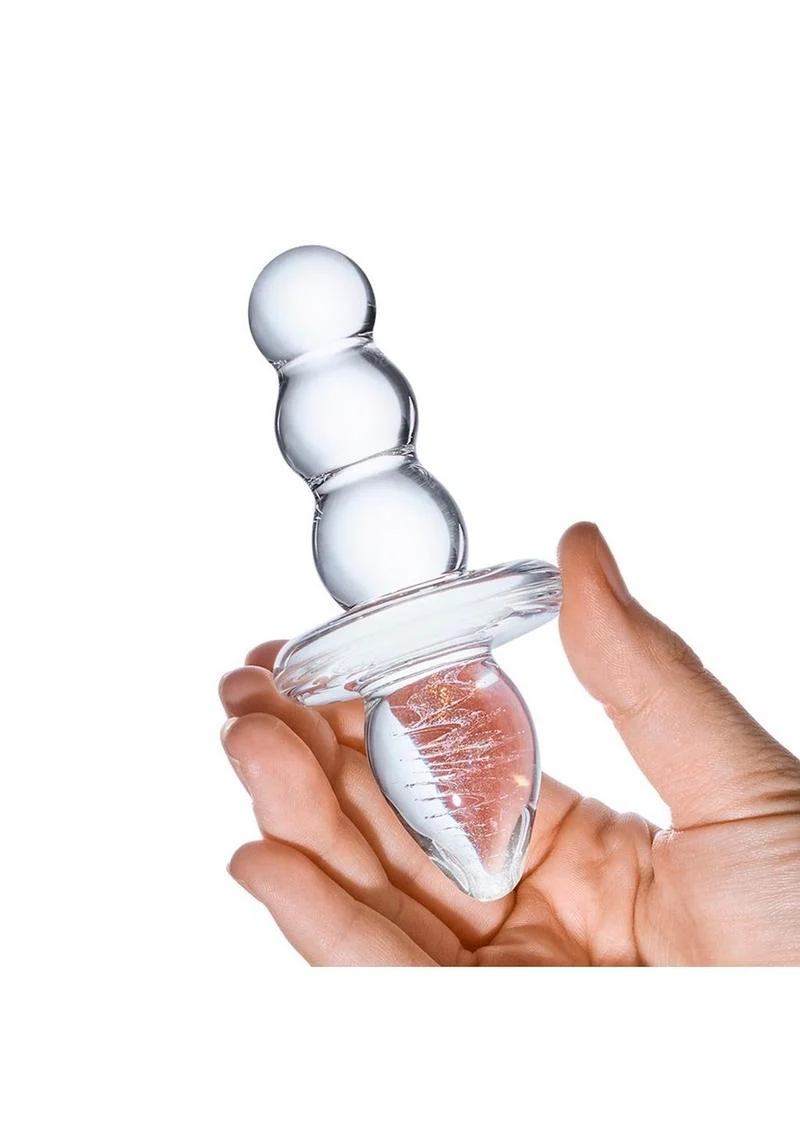 Glas Titus Beaded Butt Plug - Image 4