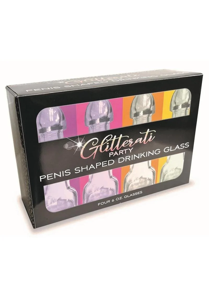 Glitterati Penis Drinking Glass - Image 2