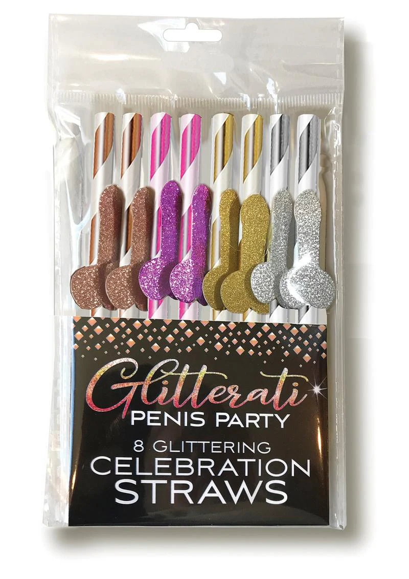 Glitterati Penis Party Straws - Image 2