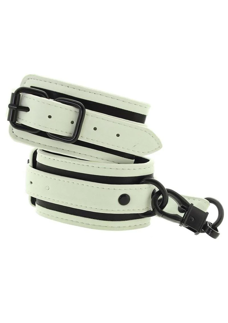 Glo Bondage Glow In The Dark Wrist Cuff - Image 4