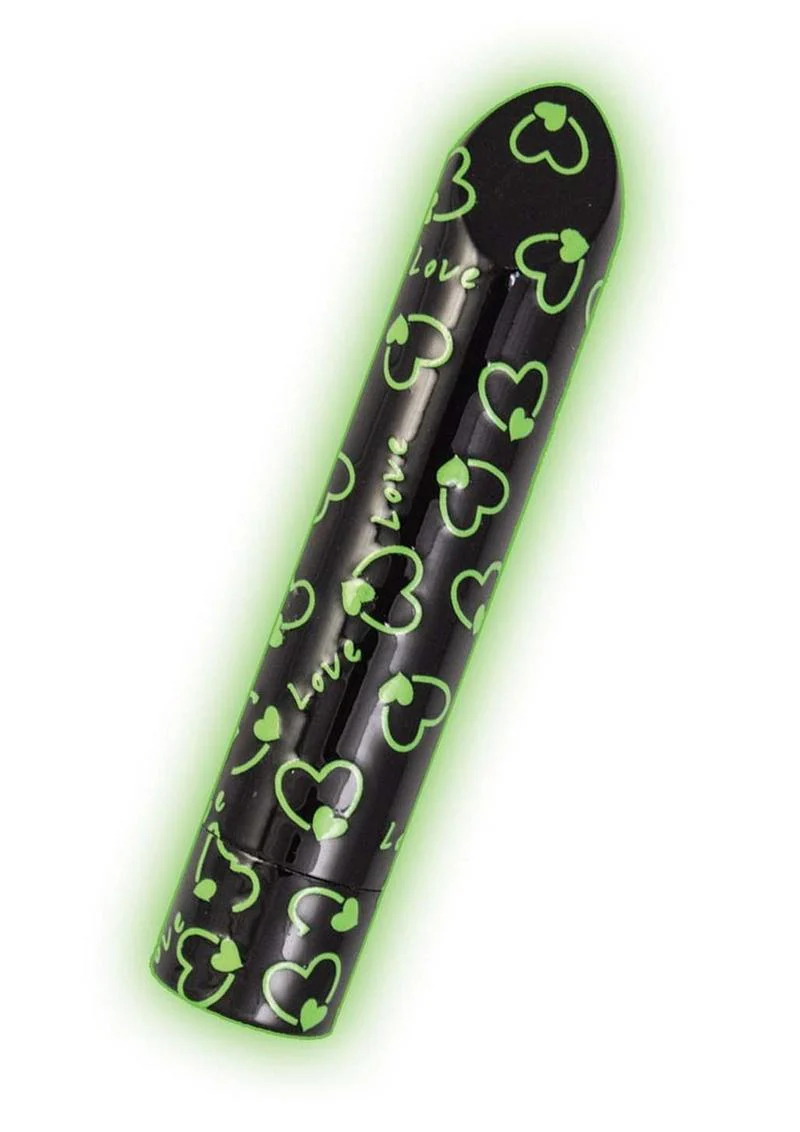 Glow Vibes Sweet Heart Rechargeable Glow In The Dark Bullet - Image 3