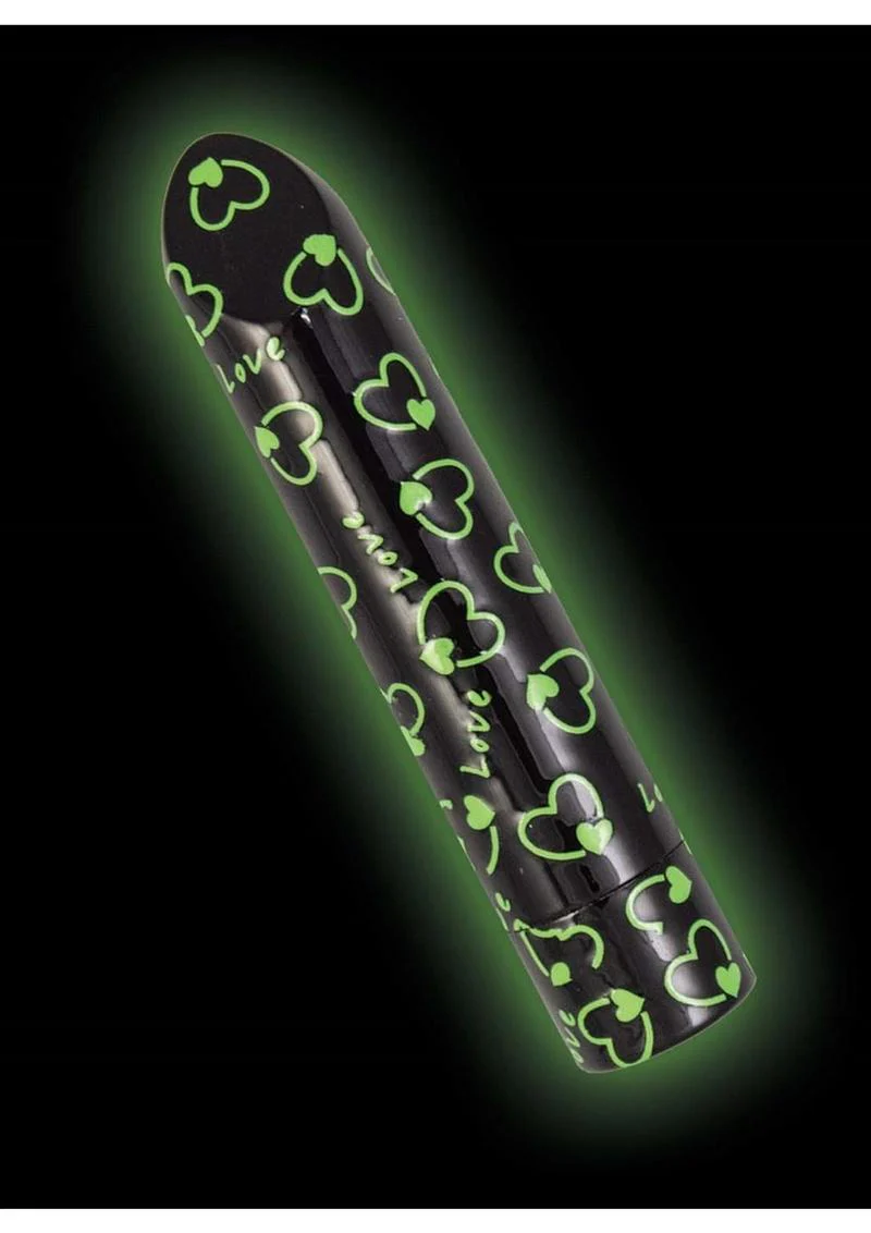 Glow Vibes Sweet Heart Rechargeable Glow In The Dark Bullet - Image 4